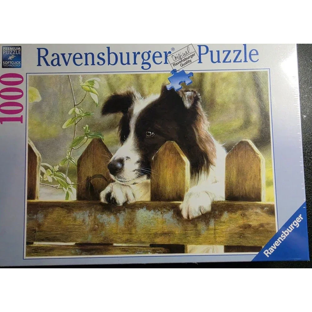 Ravensburger Border Collie Dog 1000 Piece Jigsaw Puzzle NEW SEALED
